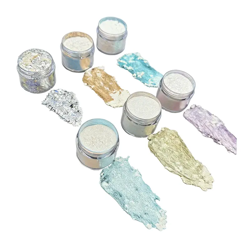 Silver Fantasy Transparent Chameleon Pigmenter til Sparkle Neglelak